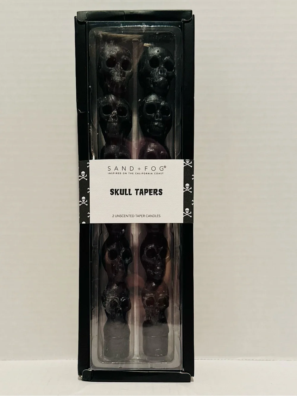 Sand + Fog NWT Set of 2 Skeleton Taper Candles